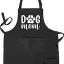 Dog Mom Gifts, Dog Aprons for Women with Pockets, Dogs Lovers Gifts Grooming Apron