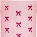 Paris Hilton Stainless Steel Food Jar, Double Wall Vacuum Sealed Insulated Food Storage Container with Carry Handle Lid, 16-Ounce, Pink with Bow Design
