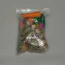 Grddaef 20 PCS Bunny Chew Toys for Teeth, Natural Rabbit Toys Apple Wood Grass Timothy Sticks Chew and Treat for Guinea Pigs Hamster Chinchillas