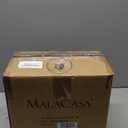 MALACASA 24 OZ Cereal Bowls, Porcelain Soup Oatmeal Bowls Set of 2, Kitchen Ceramic Serving Bowl, Dishwasher Microwave Oven Safe, White, Series LUNA.