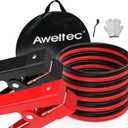 0 Gauge 25 Feet Heavy Duty Jumper Cables,Long Booster Jumping Wires