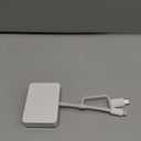 SD Card Reader for iPhone, 4 in 1 USB C and Lightning to CF/SD/MS/TF Card Adapter Memory Card Reader for Camera Adapter Trail Game Camera Viewer for iPad Macbook Plug and Play No App Required (White/Gray)