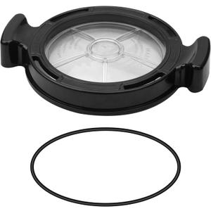 319-4100 Pool Pump Lid Cover, 319-4100 Pump Parts with O-Ring, for Waterway Champion, Defender, Hi-Flo Or SMF Pumps, Black