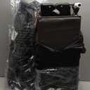 Pamo Babe Portable Playpen Foldable Playard for Baby and Toddler Mattress, Changing Table for Newborn Portable Playard (Black)