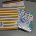 Sunnyray 96 Pieces Baby Shower Plates and Napkins Party Decorations Supplies Baby Shower Party Dessert Plates Napkins Forks for 24 Guests(Baby on Board)