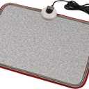 Electric Heated Floor Mats Under Desk, Heated Foot Warmer - 110v Toes Warming Heater for Office and Home(Stone Grain)