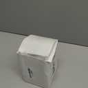 2pcs Acrylic Qtip Holder Dispenser with Lids, Clear Square Bathroom Canisters Plastic Storage Container