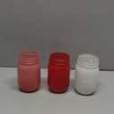 CNVOILA Valentines Table Decorations - 3PC Set with Mason Jars, Centerpiece for Dining Table, Indoor Use