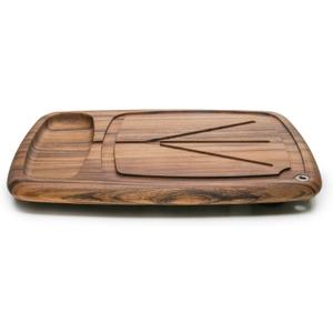 Ironwood Gourmet Kansas City Large Carving Board with Juice Channels, 22 x 15 x 2.5 inches, Acacia Wood