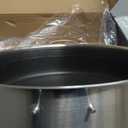 LOLYKITCH 6 Quarts Hybrid Non Stick Tri-Ply Stainless Steel Saut Pan with Lid,12 Inch Deep Frying Pan,Large Skillet,Induction Cooking Pan, Oven Safe and Detachable Handle.