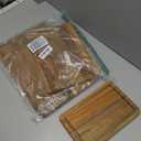 Amazon Basics Wooden Chopping Boards, 3-Piece Set, Acacia Wood, Pre-Oiled with Juice Groove