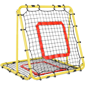 BaseGoal Baseball and Softball Rebounder Net,Baseball Rebounder,Volleyball Rebounder,Pitch Back Net,Multi-Sport Training Rebound Screen,with Pitching Target,Easy Adjustable Angles