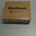 Kwikset Casey Interior Privacy Door Handle with Lock, Door Lever For Bathroom and Bedroom, Matte Black Reversible Keyless Turn Lock, with Microban Protection (1 Pack)