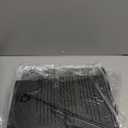 Letter Tray Paper Organizer 5-Tier Desk Organizer File Organizer Paper Holder with Handle, Metal Desktop Document Shelf Tray Office Classroom Organization - Black