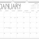 Guasslee Large Wall Calendar 2026, 12 Monthly Calendar from 2026 January-December 2026 Jumbo 22"x17" Hanging Desk/Wall Planner with Spiral Bound for School Home Office Organizing