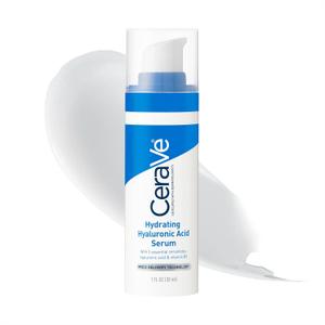 CeraVe Hyaluronic Acid Serum for Face, Hydrating Serum for Dry Skin, 1oz Skin Care, Hydrates Dry Skin with Vitamin B5 and Ceramides In A Fragrance Free Formula To Layer Under Facial Moisturizer