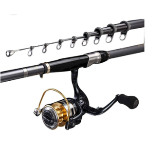 Fishing Gear Set Fishing Rod,Spinning Telescopic Portable Combos Hand Sea Dual-use Ultra Light Super Hard Travel Carbon Reel Set Best Gift