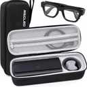 Hard Case for Ray-Ban Meta Display Glasses and Neural Band, Black