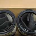 VF4000 Filter Replacement for Ridgid Shop Vac Filters 5-20 Gallon Ridgid Vacuum Filter 6-9 Gallon Husky Vacuum, with 2 Foam Sleeve 2 Filter