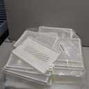 12 Pack Clear Shoe Storage Organizer with Magnetic Door,Stackable Plastic Shoe Boxes for Sneakers,Boots,and Heels,Space-Saving Foldable Shoe Rack for Closet,Durable Shoe Cabinet Organizer,White