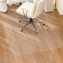 Office Chair Mat for Hardwood Floor, 36" X 48" Desk Chair Mat for Hard Floors, PVC Clear Floor Protector for Home and Office Floor Mat - Can't be Used on Carpet (36" x 48" for Hard Floor)