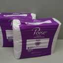 Poise Incontinence & Postpartum Pads for Bladder Leaks, 5 Drop Maximum Absorbency, Long Length, 84 Count