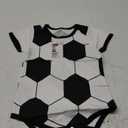 FANCYBABY Baby Toddler Referee Baseball Romper Shirt Outfit 95