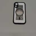 BERFY for iPhone 17 Case, Compatible with MagSafe, Built-in Privacy Screen Protector and Camera Protection, Anti-Spy Full Body Shockproof Clear Phone Case for 17 6.3", Black