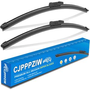 CJPPPZIW Windshield Wipers Replacement for Tesla Model S 2021-2025,Streak-free,OEM Quality Premium All-Season Wiper Blades-28"+18"(Pack of 2) (Black)