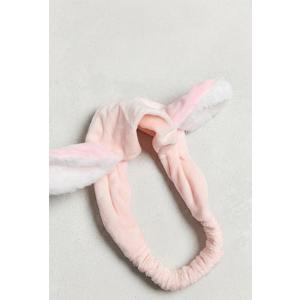 Headband Bunny Ears Headband Cute Spa Headbands for Washing Face Skincare Makeup Headbands for Women Girls Trendy Stuff Present Soft Coral Fleece Hair 1 pc