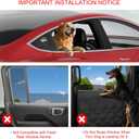 Surfcabin Dog Car Door Protector 20% Larger Design for Sedans, Family Cars and Small SUVS, 2 Packs Thickened PU Material Waterproof Door Panel Covers, Protects Doors from Dog Scratching