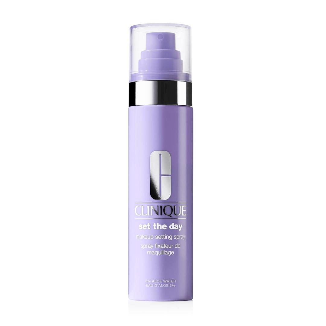 Clinique Set The Day Makeup Setting Spray With Aloe Water + Antioxidants | Sets Makeup All Day | Soothing + Hydrating | Alcohol-Free + Safe For Sensitive Skin