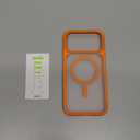 TORRAS Stronger Magnetic & Shockproof for iPhone 17 Pro Max Case, Fit for MagSafe, Military Grade Drop Protection, Camera Control, DIY Button, Slim for iPhone 17 Pro Max Case Translucent Orange