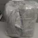 CRYPTOLITE Abstract Area Rug 4x6 Washable Rug with Non-Slip Backing Low Pile Area Rug Area Rugs for Living Room, Bedroom, Dining Room, Blue