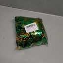 20/40/60/80 FT St Patricks Day Garland Decor Gold Green Shamrock Hat Tinsel Garland, Shiny Metallic Streamer Twist Garland Hanging St Patricks Day Decorations for Home Indoor Outdoor Party Supplies