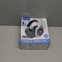 Ozeino 2.4GHz Wireless Gaming Headset for PC, Ps5, Ps4 - Lossless Audio USB & Type-C Ultra Stable Gaming Headphones with Flip Microphone, 40-Hr Battery Gamer Headset for Switch, Laptop, Mobile, Mac (Black and White)