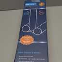 MAXTID Large Door Draft Stopper 30 Inch for Small Size Bedroom Door, Fits 0.5 to 1.7" Gaps Draft Light Blocker Black Door Draft Guard for Bottom of Doors Adjustable Twin Sided Door Draft Stopper