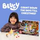 Bluey Advent Calendar Pack Toys for Girls and Boys, 24 Days of Surprises, Kids 2025 Advent Calendar w/Accessories, Stickers & Mini Christmas Tree