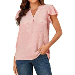 Tops For Women Elegant Shirt For Office And Work Casual Tops For Women, Size Medium