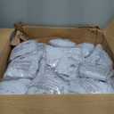 Banquet Chair Covers - 100PCS Upgraded Stretch Dining Chair Covers - Protector for Wedding Holidays Banquet Party Celebration Event Hotel(White)