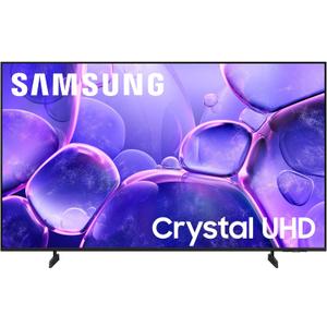Samsung 43-Inch Class Crystal UHD U8000F 4K Smart TV (2025 Model) Endless Free Content, Crystal Processor 4K, MetalStream Design, Knox Security, Alexa Built-in