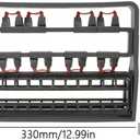 Dishwasher Wine Glass Holder Rack, Adjustable Wine Glass Basket With Soft Grip, Fits Most Dishwashers, Holds Up To 8 Glasses (33x24.5cm)
