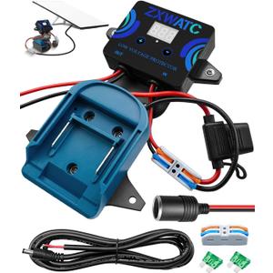 Upgrade Power Cable and Battery Adapter for Starlink Mini Compatible with Makita 18V Battery, Starlink Mini Adapter Kit with Low Voltage Protector, Portable Power Kit with 6.56FT DC Power Cable