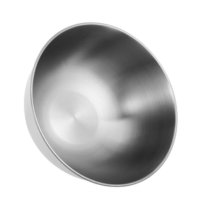 Healifty Stainless Steel Mixing Bowl Food-grade Metal Salad Basin for Cooking Baking Prepping Large for Family Meals Easy to Clean Kitchen Essential