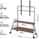 Mobile TV Stand on Wheels for 32-90 Inch TVs