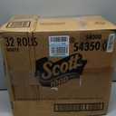 Scott 1000 Trusted Clean Toilet Paper, 32 Rolls, Septic-Safe, 1-Ply Toilet Tissue