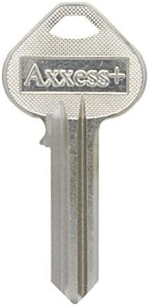 Hillman 87557 Brass Nickel #86 Traditional Single Sided Blank Key (Pack of 8) 
