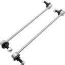 2Pc Front Sway Bar Links Stabilizer Bar Links, Compatible with Kia Sorento 2011-2013,for Hyundai Santa Fe 2007-2012, for Veracruz 2007-2012 K750204 K750205