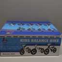 KRIDDO Toddler Balance Bike 2 Year Old, Age 24 Months to 5 Years Old, 12 Inch Push Bicycle with Customize Plate (3 Sets of Stickers Included), Gift Bike for 2-3 Boys Girls, White