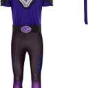 VintageCos Men's Dodgeball Globo Gym Purple Cobras Cosplay Costume Jumpsuit Halloween Party Outfits XX-Large